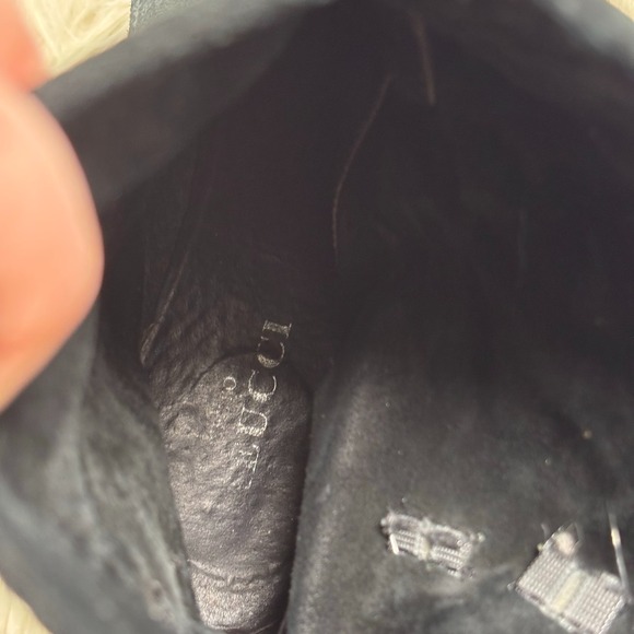 Sesto Meucci Women's 9.5 Black Slouchy Suede Pull On Moto Boots Biker Boho - Picture 8 of 10